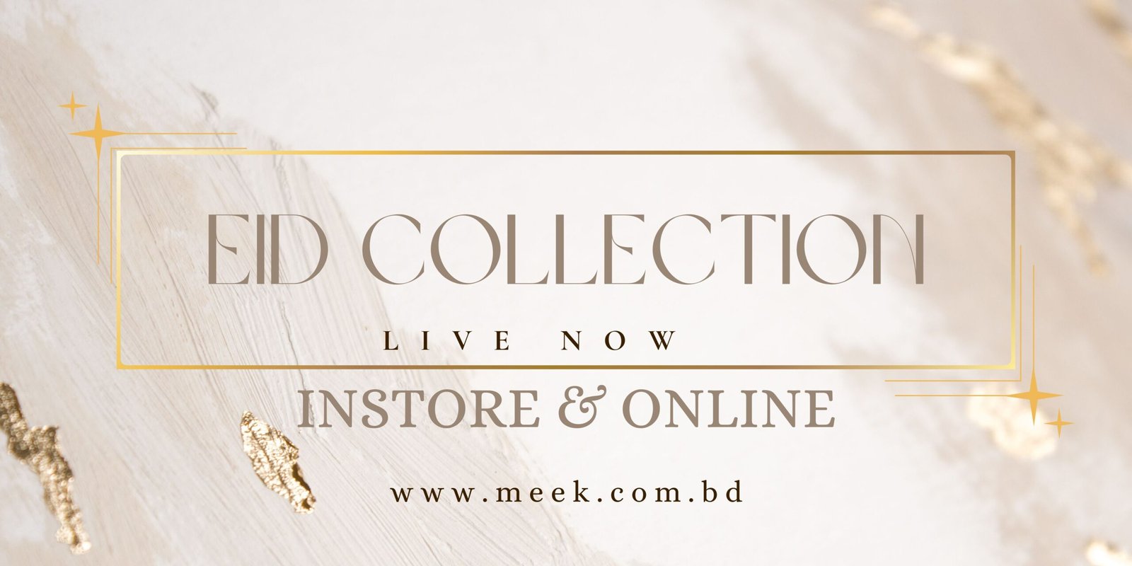 Neutral Golden Super Sale Banner